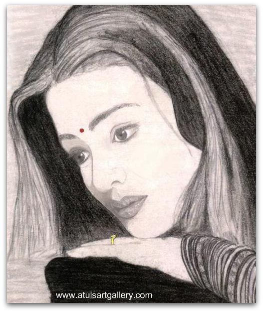 aishwaryarai digital painting | Digital painting portrait, Female art  painting, Portrait painting