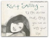 Keep Smiling Sketch
